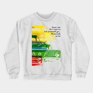 1966 PLYMOUTH - advert Crewneck Sweatshirt